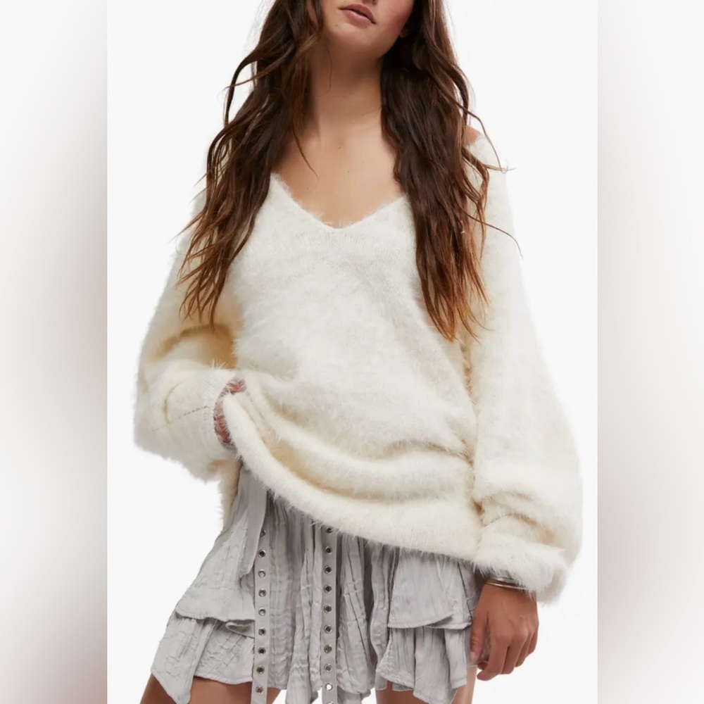 FREE PEOPLE cream sweater